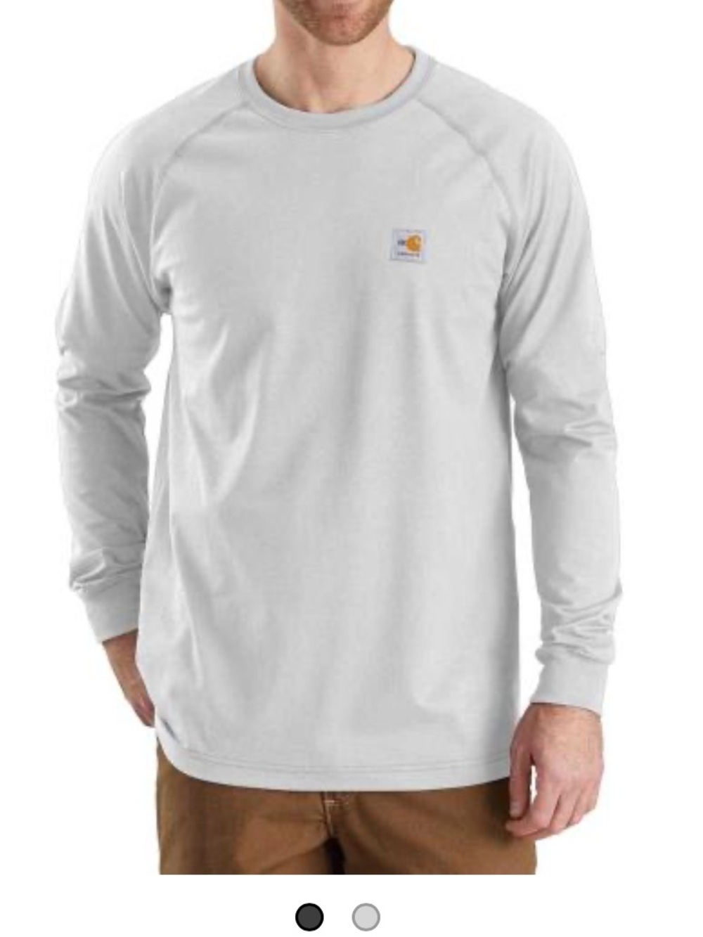 Carhartt Flame-Resistant Force Cotton Long-Sleeve T-Shirt for Men - 3 XL NWT
